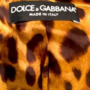 Dolce and gabanna black military jacket